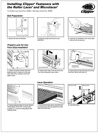 Anker flexco Буклет Clipper Roller Lacer Installation Tool